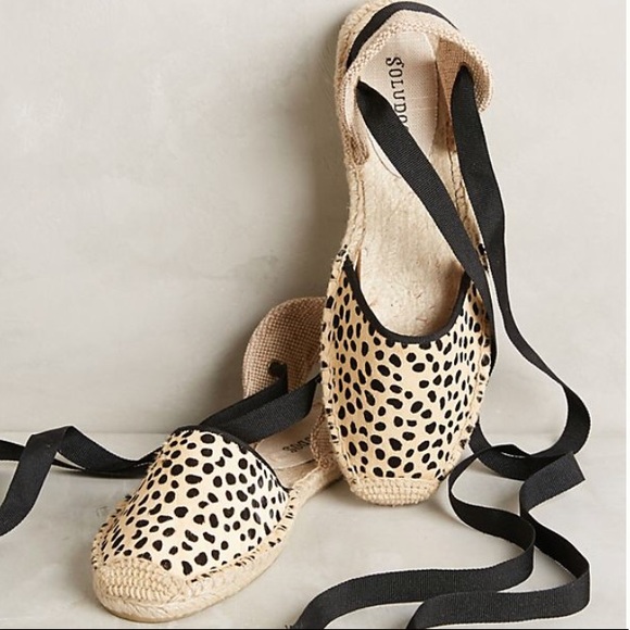 Soludos Shoes - Animal Print Calf Hair Espadrilles
